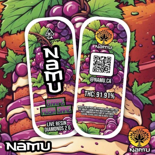 Namu 2g Grape Kush Cake Disposable